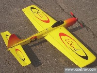 "Solar Wind" aerobatics control line model